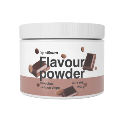 GymBeam Flavour powder čokoláda a čokoládové kousky 250g