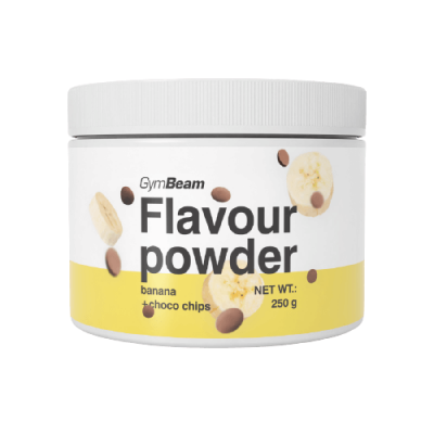GymBeam Flavour powder banana with choco chips 250 g