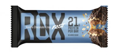 Fast Rox proteinová tyčinka Vanilla Chocolate Crisp 55g