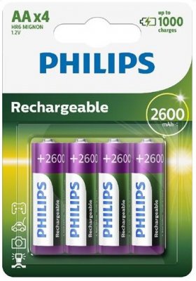 Philips Nabíjecí baterie AA R6B4B260/10 4ks