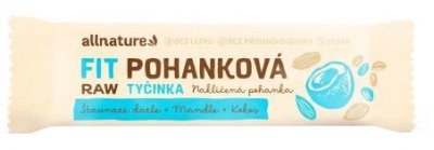 Allnature Bezlepková pohanková tyčinka kokos, datle, mandle 20x45g