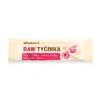 Allnature Bezlepková ovocná tyčinka fíky, jablka, rakytník,lískové ořechy,skořice 20x45g