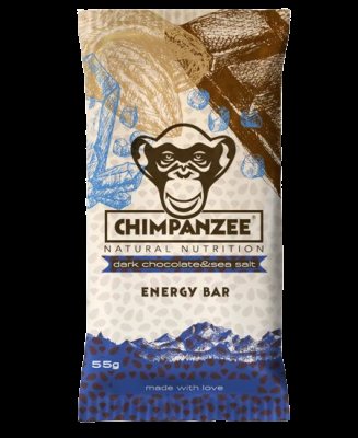 Chimpanzee Energy bar Tmavá čokoláda/Mořská sůl 55g