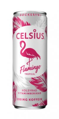 Celsius drink energetický nápoj flamingo Příchuť Tropical 355ml