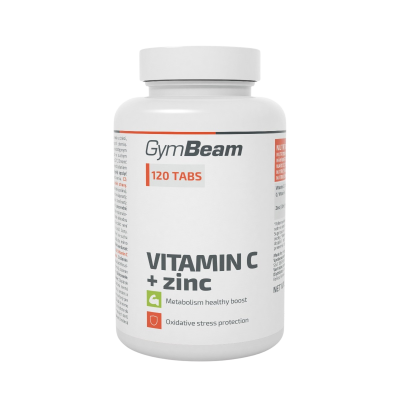 GymBeam Vitamín C+zinok 120 tablet