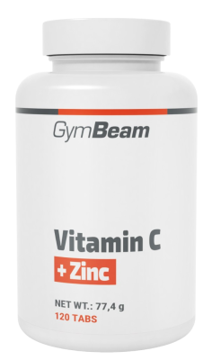 GymBeam Vitamín C+zinok 120 tablet