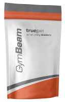 GymBeam Gainer True Gain jahoda 2500g