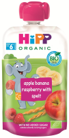 Hipp BIO Hippies jablko-banán-maliny-špalda 100 g Hipp BIO Hippies jablko-banán-maliny-špalda 100 g