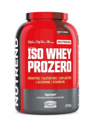 Nutrend ISO Whey prozero slaný karamel 2250g