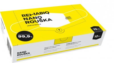 Rehabiq Nano rouška s účinností 12 hodin, jednorázová, 10ks
