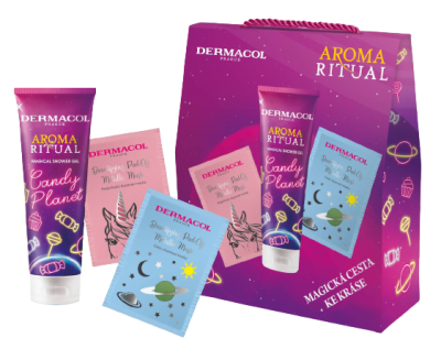 Dermacol DB Aroma Ritual Candy planet + Metalické masky