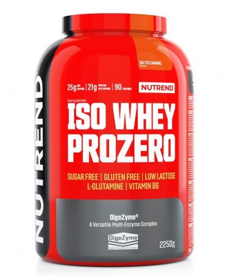 Nutrend ISO Whey prozero pudinková vanilka 2250g