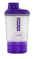 Nutrend Šejkr 2019 300ml + zásobník fialovoprůhledný
