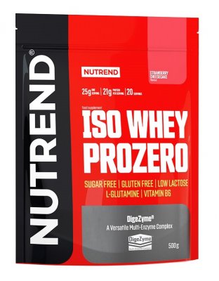 Nutrend ISO Whey prozero čokoládové brownies 500g