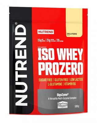 Nutrend ISO Whey prozero pudinková vanilka 500 g