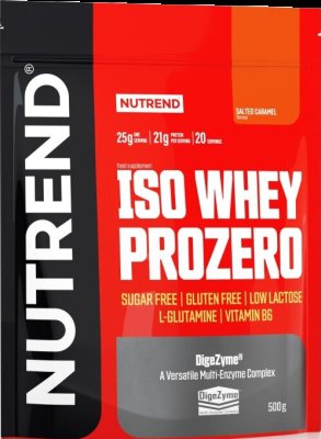 Nutrend ISO Whey prozero pudinková vanilka 500g