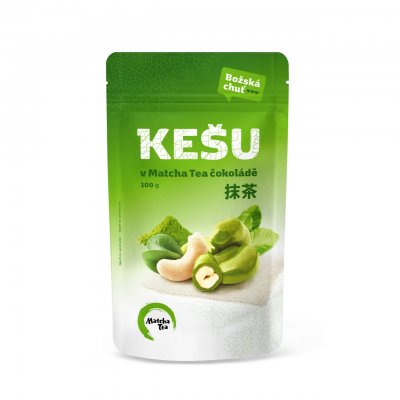 Kešu v Matcha Tea čokoládě 100g