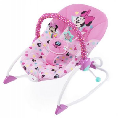 Disney Baby Houpátko vibrující Minnie Mouse Stars&Smiles Baby 0m+, do 18kg, 2019