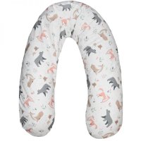 Eko Polštář na kojení Velvet Roe-Deer Grey 180cm