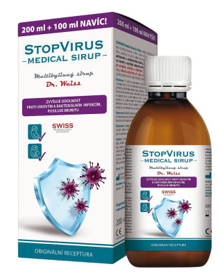 STOPVIRUS Medical sirup Dr. Weiss 200+100ml NAVÍC