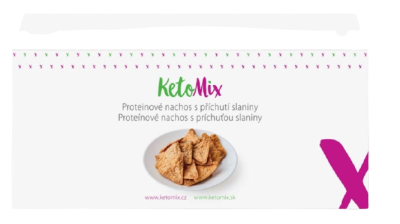 KetoMix protejnové nachos slanina 4 porce