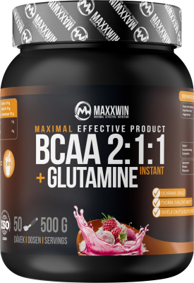 MAXXWIN BCAA + Glutamine 500g malina