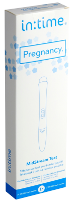 Intime Pregnancy MidStream těhotenský test 1ks