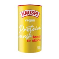 KNUSPI Vegan proteinová kaše banán se skořicí dóza 500g