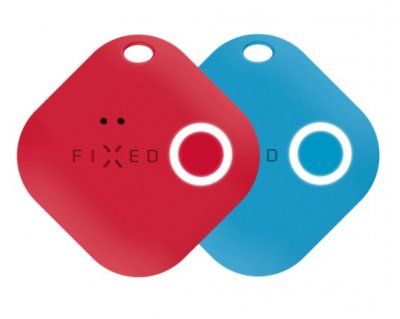 Fixed Smart tracker Smile s motion senzorem DUO PACK - červený + modrý