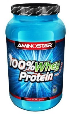 Aminostar 100% Whey Protein + CFM, Čokoláda, 2000 g