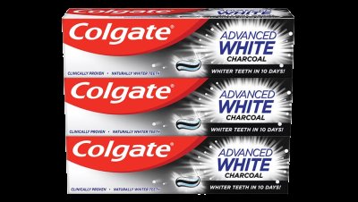 Colgate Zubní pasta Advanced White Charcoal 75ml 3 kusy
