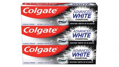 Colgate Advanced White Charcoal Zubní pasta 3 x 75 ml