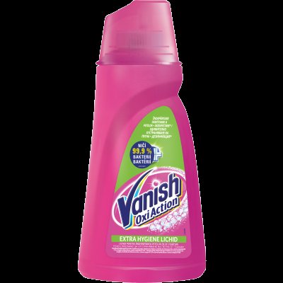 Vanish Oxi Action Extra Hygiene tekutý odstraňovač skvrn 940ml Vanish Oxi Action Extra Hygiene tekutý odstraňovač skvrn 940ml