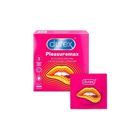 Durex Pleasuremax Kondomy 3 ks