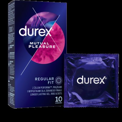 Durex Mutual Pleasure Kondomy 10ks