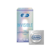 Durex Invisible Extra Lubricated Kondomy 10 ks