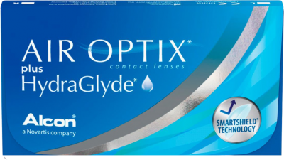 Alcon AIR OPTIX® plus HydraGlyde® +3,00 dpt, 6 čoček