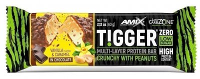 Amix TIGGER Zero bar Vanilka-karamel 60g