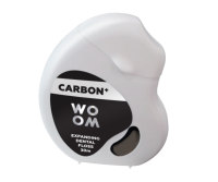 Woom Carbon+ expandující černá zubní nit 30m