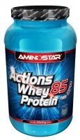 Aminostar Whey Protein Actions 85%, , Strawberry 1000 g