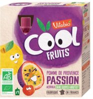 Vitabio Ovocné BIO kapsičky Cool Fruits jablko, maracuja, banán a acerola 4 x 90 g
