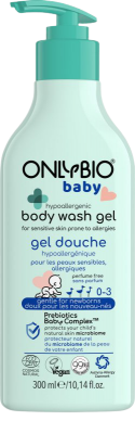 OnlyBio Hypoalergenní mycí gel pro miminka 300ml