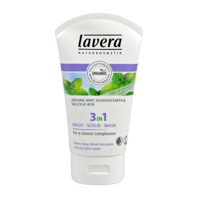 Lavera 3 v 1 očista & peeling & maska, Faces, 125ml