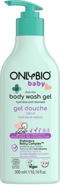 OnlyBio Jemný mycí gel pro miminka 300ml