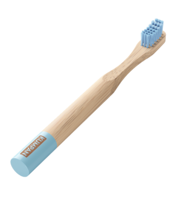 Kumpan Dětský bambusový zubní kartáček - modrý