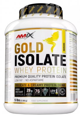 Amix Gold Whey Protein Isolate, Banán 2280g