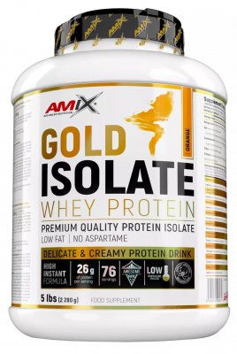 Amix Gold Whey Protein Isolate, Pomeranč 2280g