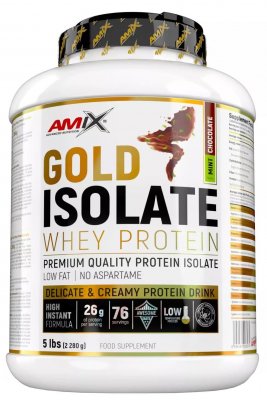 Amix Gold Whey Protein Isolate, Mint-Čokoláda 2280g