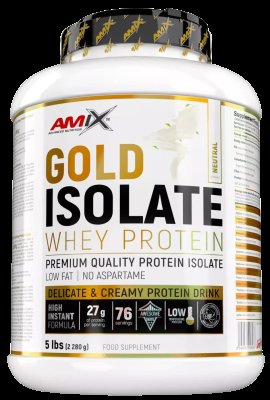 Amix Gold Whey Protein Isolate, Natural 2280g Amix Gold Whey Protein Isolate, Natural 2280g