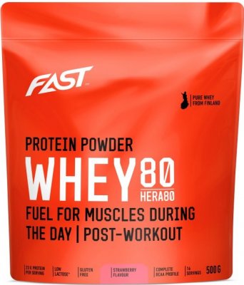 Fast Práškový Protein Hera 80 Jahoda 500 g